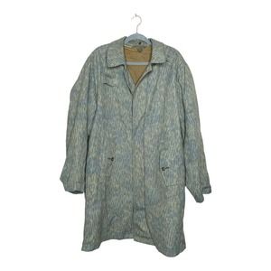 VTG OTAVAN Trebon XL Mens Green OXKN Czech Military Long Sleeve Army Trench Coat